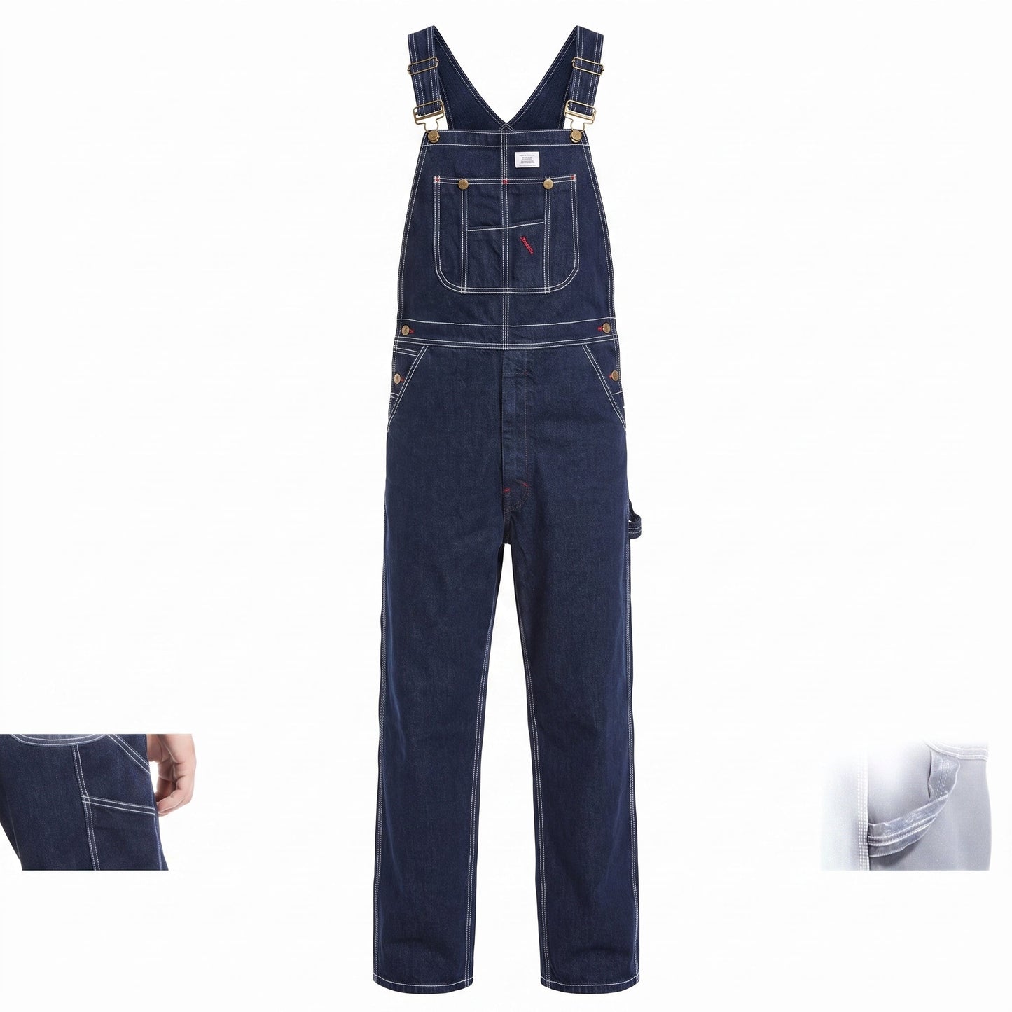 🏆𝐎𝐟𝐟𝐢𝐜𝐢𝐚𝐥 𝐁𝐫𝐚𝐧𝐝 𝐒𝐭𝐨𝐫𝐞Men’sDurable Denim Bib Overalls with Adjustable Shoulder Straps & Multi‑Purpose Utility Pockets