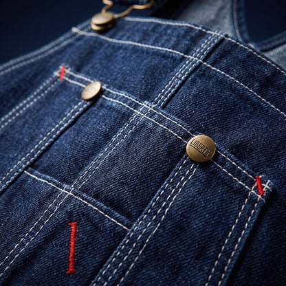 🏆𝐎𝐟𝐟𝐢𝐜𝐢𝐚𝐥 𝐁𝐫𝐚𝐧𝐝 𝐒𝐭𝐨𝐫𝐞Men’sDurable Denim Bib Overalls with Adjustable Shoulder Straps & Multi‑Purpose Utility Pockets
