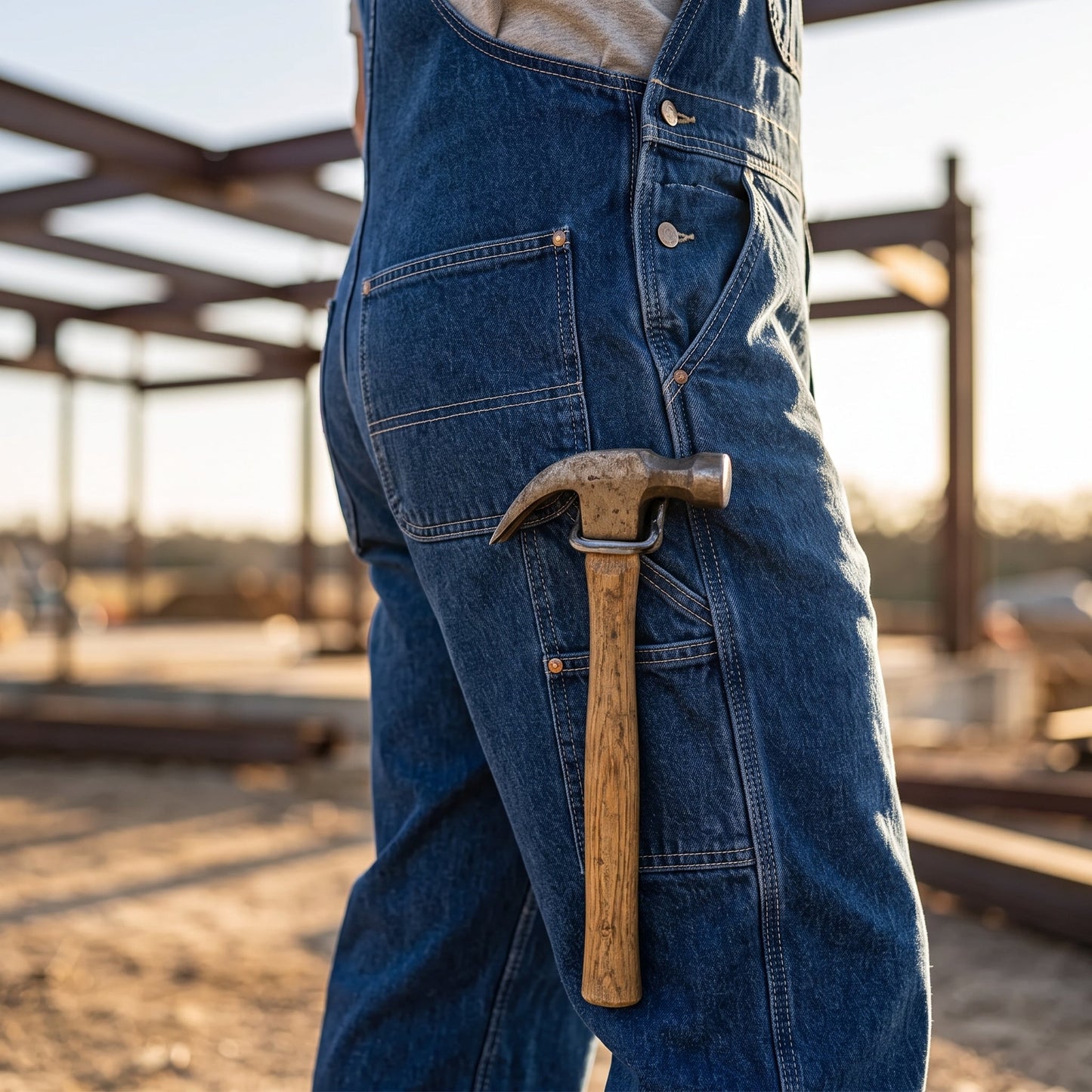 🏆𝐎𝐟𝐟𝐢𝐜𝐢𝐚𝐥 𝐁𝐫𝐚𝐧𝐝 𝐒𝐭𝐨𝐫𝐞Men’sDurable Denim Bib Overalls with Adjustable Shoulder Straps & Multi‑Purpose Utility Pockets