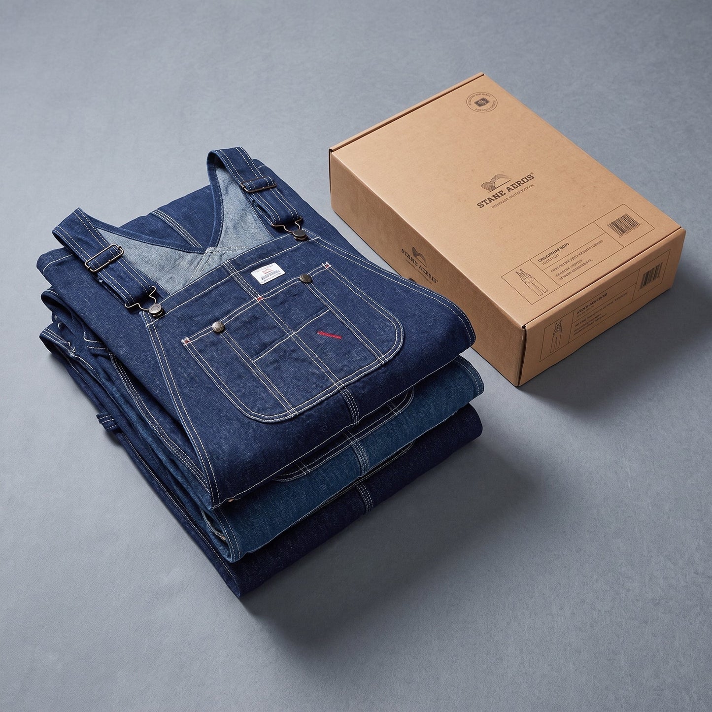 🏆𝐎𝐟𝐟𝐢𝐜𝐢𝐚𝐥 𝐁𝐫𝐚𝐧𝐝 𝐒𝐭𝐨𝐫𝐞Men’sDurable Denim Bib Overalls with Adjustable Shoulder Straps & Multi‑Purpose Utility Pockets