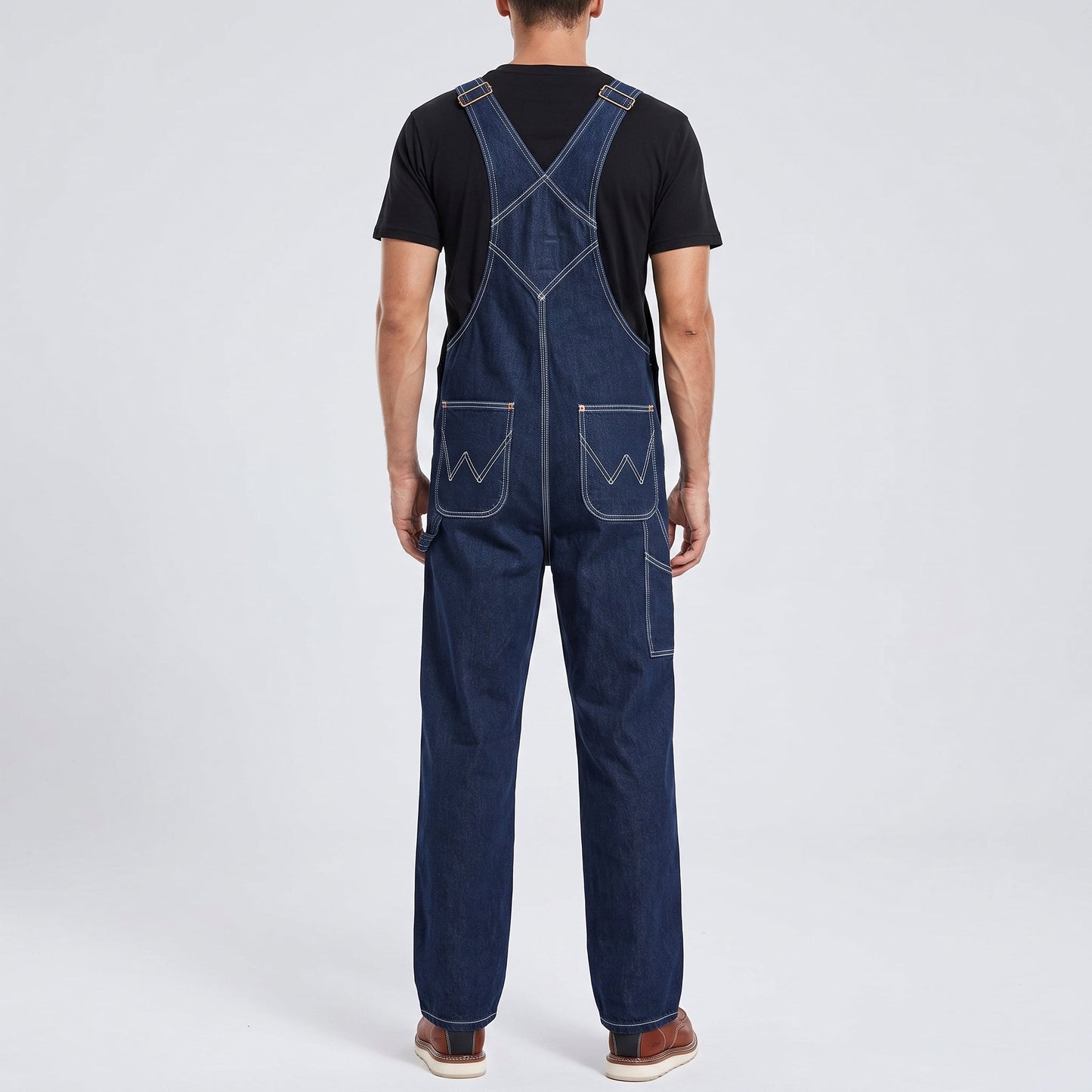 🏆𝐎𝐟𝐟𝐢𝐜𝐢𝐚𝐥 𝐁𝐫𝐚𝐧𝐝 𝐒𝐭𝐨𝐫𝐞Men’sDurable Denim Bib Overalls with Adjustable Shoulder Straps & Multi‑Purpose Utility Pockets
