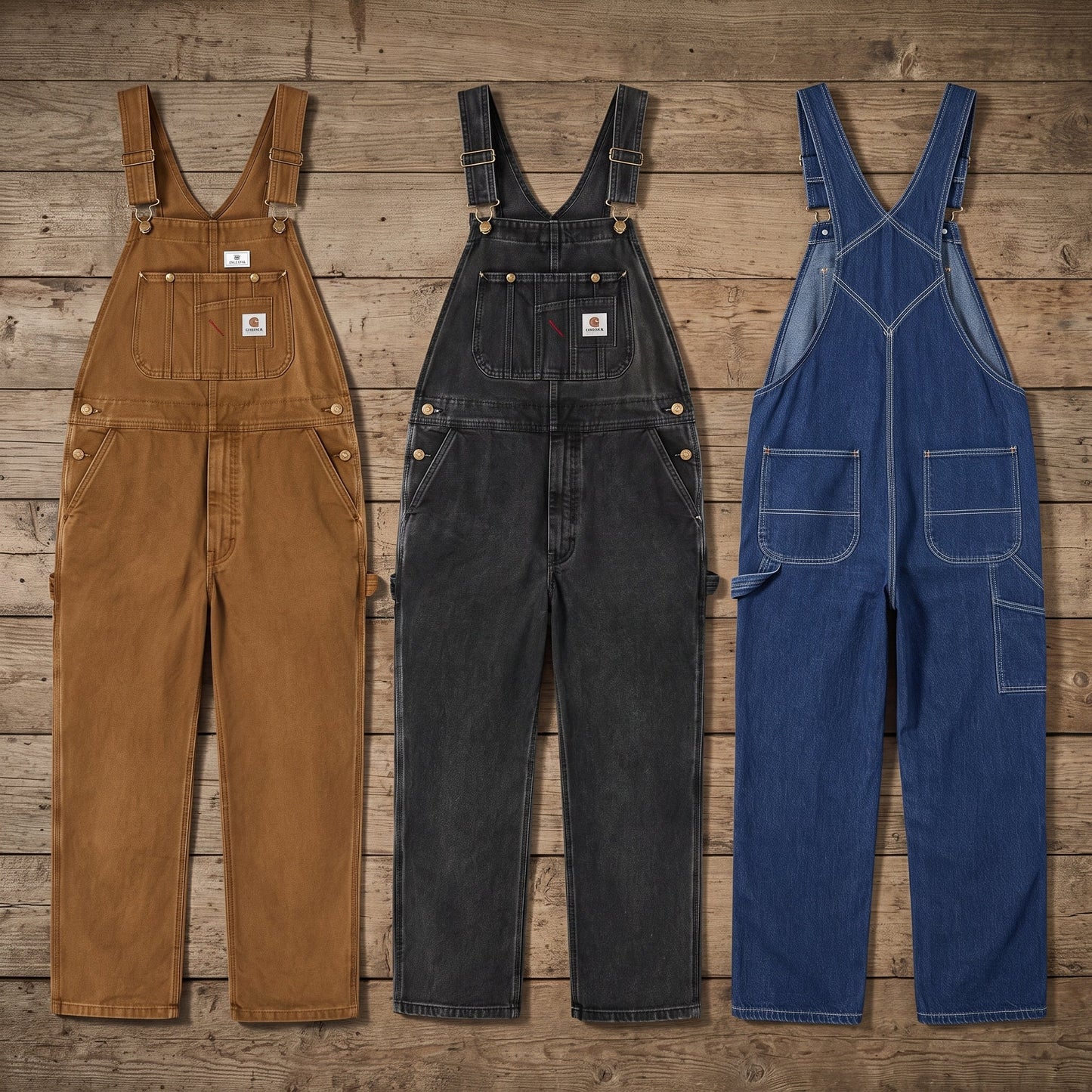 🏆𝐎𝐟𝐟𝐢𝐜𝐢𝐚𝐥 𝐁𝐫𝐚𝐧𝐝 𝐒𝐭𝐨𝐫𝐞Men’sDurable Denim Bib Overalls with Adjustable Shoulder Straps & Multi‑Purpose Utility Pockets