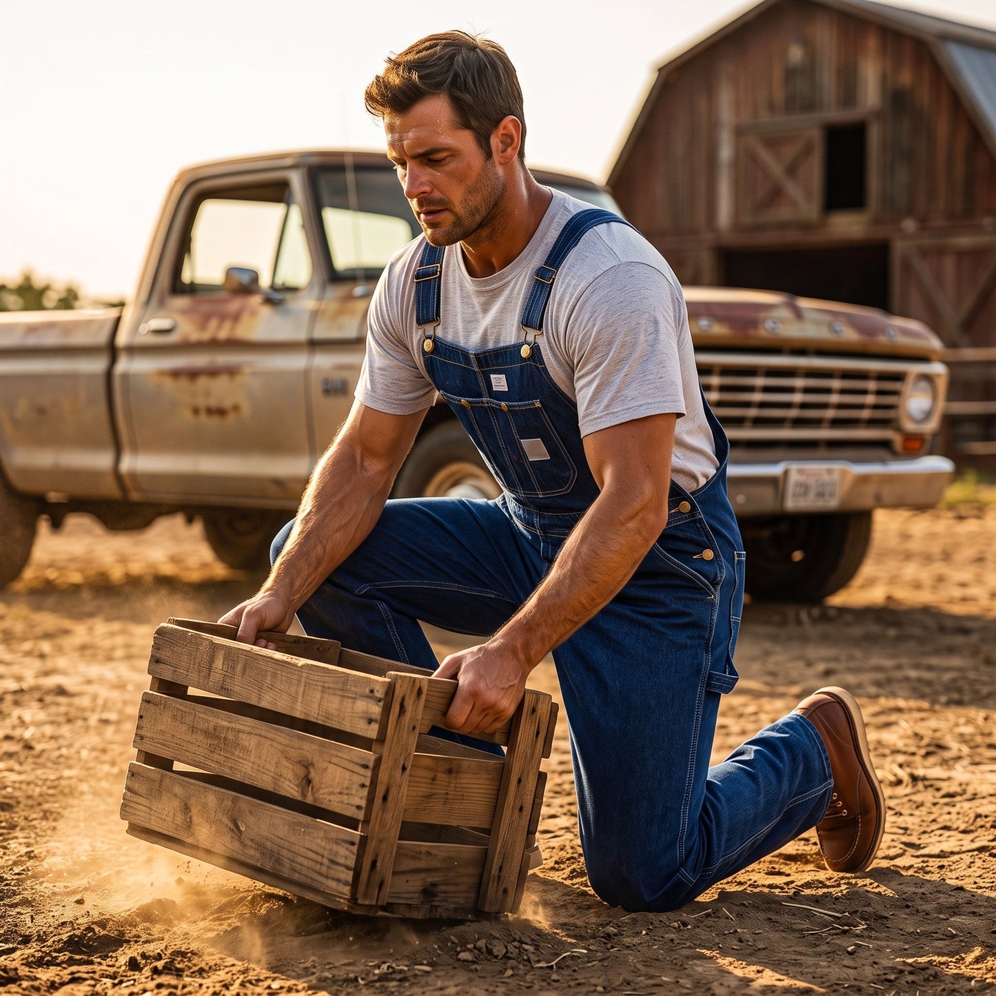 🏆𝐎𝐟𝐟𝐢𝐜𝐢𝐚𝐥 𝐁𝐫𝐚𝐧𝐝 𝐒𝐭𝐨𝐫𝐞Men’sDurable Denim Bib Overalls with Adjustable Shoulder Straps & Multi‑Purpose Utility Pockets